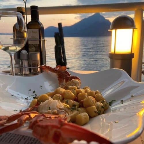 Gnocchi with fish